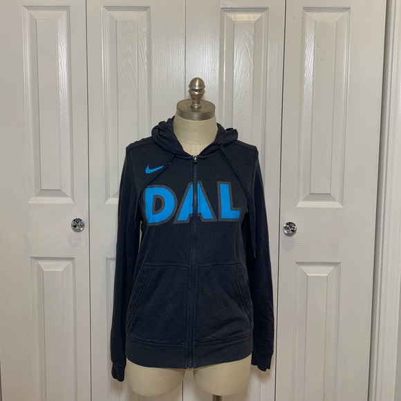🎁Dallas Stars Nike Hoodie Grey Blue Size Various - Picture 3 of 12